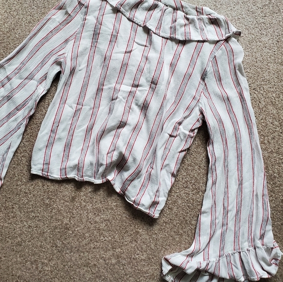 AMERICAN EAGLE Boho Peasant Top Sz. Xs - Picture 2 of 4